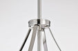 Pendant Nuvo 60-7972 Easton 3 Light Pendant - Polished Nickel Finish - White Linen Shade Nuvo