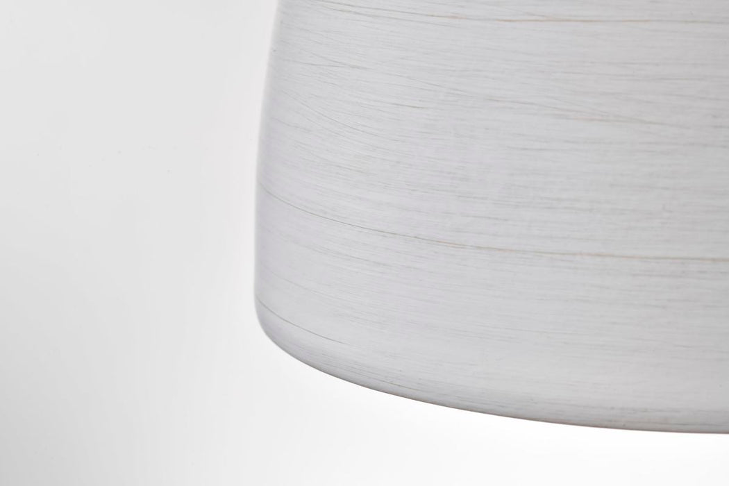 Flush Mount Nuvo 60-8001 Collins - 8 Inch Flush Mount - Ceramic with Gold Accents - Brushed Brass Finish Nuvo