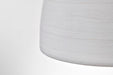 Flush Mount Nuvo 60-8001 Collins - 8 Inch Flush Mount - Ceramic with Gold Accents - Brushed Brass Finish Nuvo