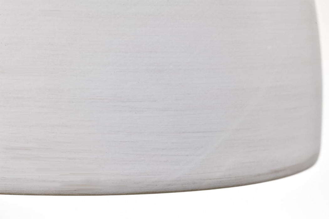 Mini Pendant Nuvo 60-8002 Collins - 8 Inch Mini Pendant - Ceramic with Gold Accents - Brushed Brass Finish Nuvo