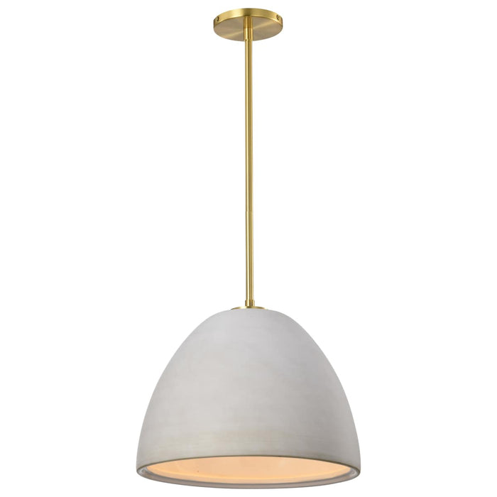 Pendant Nuvo 60-8003 Collins - 14 Inch Pendant - Ceramic with Gold Accents - Brushed Brass Finish Nuvo