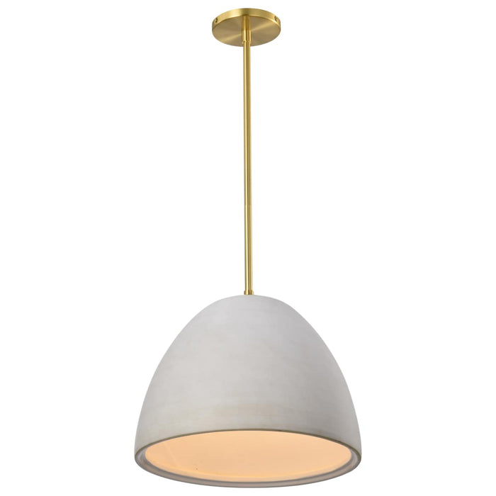 Pendant Nuvo 60-8003 Collins - 14 Inch Pendant - Ceramic with Gold Accents - Brushed Brass Finish Nuvo