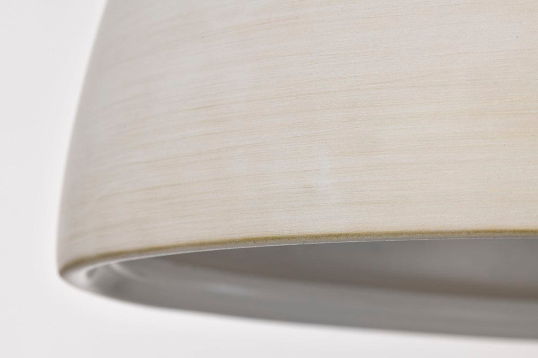 Pendant Nuvo 60-8003 Collins - 14 Inch Pendant - Ceramic with Gold Accents - Brushed Brass Finish Nuvo