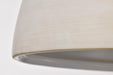 Pendant Nuvo 60-8003 Collins - 14 Inch Pendant - Ceramic with Gold Accents - Brushed Brass Finish Nuvo