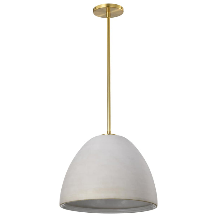 Pendant Nuvo 60-8003 Collins - 14 Inch Pendant - Ceramic with Gold Accents - Brushed Brass Finish Nuvo