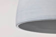 Mini Pendant Nuvo 60-8012 Collins - 8 Inch Mini Pendant - Ceramic with Silver Accents - Matte Black Finish Nuvo