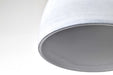 Mini Pendant Nuvo 60-8012 Collins - 8 Inch Mini Pendant - Ceramic with Silver Accents - Matte Black Finish Nuvo