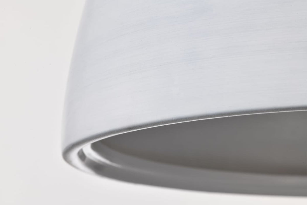 Pendant Nuvo 60-8013 Collins - 14 Inch Pendant - Ceramic with Silver Accents - Matte Black Finish Nuvo