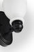 Vanity Nuvo 60-8021 Russel - 1 Light Vanity - Matte Black with Satin White Glass Nuvo