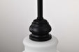 Mini Pendant Nuvo 60-8024 Russel - 10 Inch Mini Pendant - Matte Black with Satin White Glass Nuvo