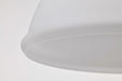 Mini Pendant Nuvo 60-8024 Russel - 10 Inch Mini Pendant - Matte Black with Satin White Glass Nuvo
