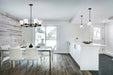 Mini Pendant Nuvo 60-8024 Russel - 10 Inch Mini Pendant - Matte Black with Satin White Glass Nuvo