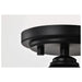 Semi Flush Nuvo 60-8025 Russel - 10 Inch Semi Flush Mount - Matte Black with Satin White Glass Nuvo