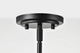 Pendant Nuvo 60-8026 Russel - 14 Inch Pendant - Matte Black with Satin White Glass Nuvo
