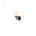 Vanity Nuvo 60-8031 Warren - 1 Light Vanity - Gun Metal with Satin White Glass - Gun Metal Finish Nuvo