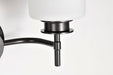 Vanity Nuvo 60-8032 Warren - 2 Light Vanity - Gun Metal with Satin White Glass - Gun Metal Finish Nuvo