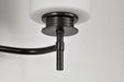Vanity Nuvo 60-8033 Warren - 3 Light Vanity - Gun Metal with Satin White Glass - Gun Metal Finish Nuvo