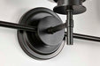 Vanity Nuvo 60-8033 Warren - 3 Light Vanity - Gun Metal with Satin White Glass - Gun Metal Finish Nuvo