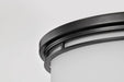 Flush Mount Nuvo 60-8034 Warren - 15 Inch Flush Mount - Gun Metal with Satin White Glass - Gun Metal Finish Nuvo