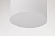 Pendant Nuvo 60-8036 Warren - 8 Inch Pendant - Gun Metal with Satin White Glass - Gun Metal Finish Nuvo