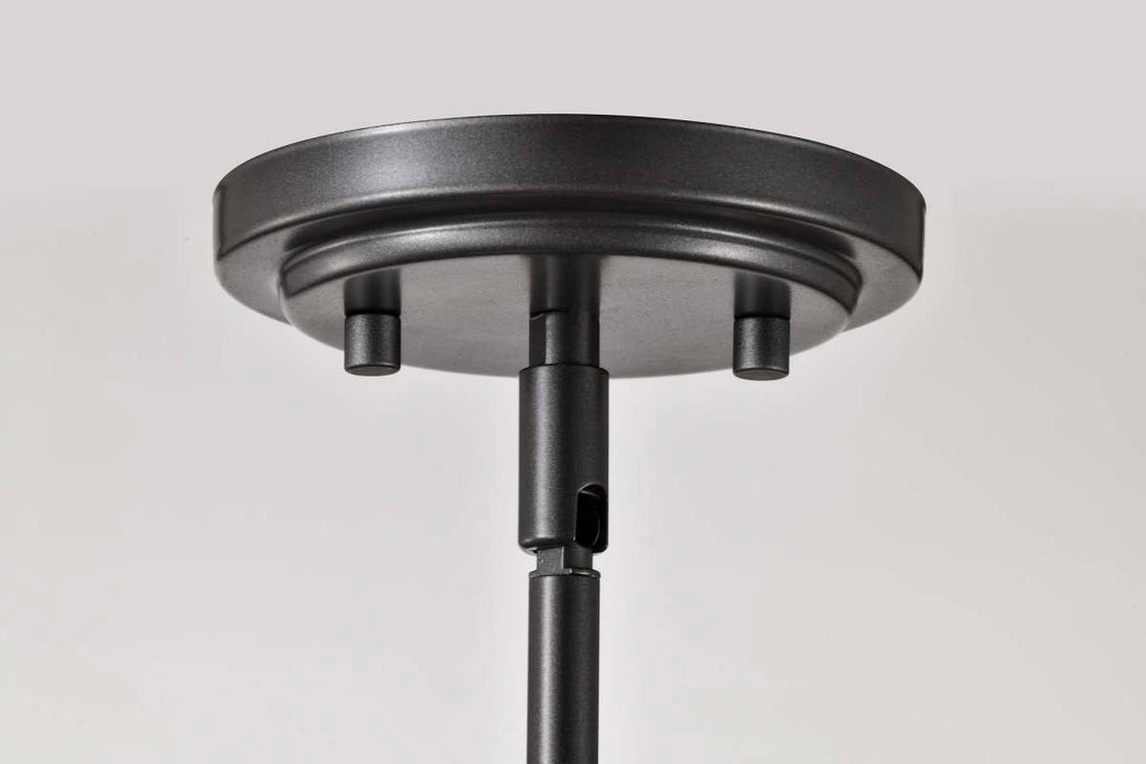 Pendant Nuvo 60-8037 Warren - 17 Inch Pendant - Gun Metal with Satin White Glass - Gun Metal Finish Nuvo