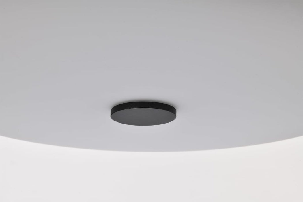 Pendant Nuvo 60-8037 Warren - 17 Inch Pendant - Gun Metal with Satin White Glass - Gun Metal Finish Nuvo