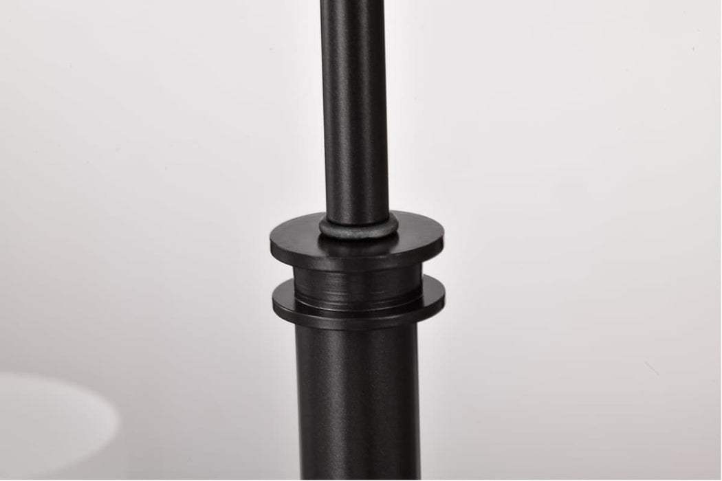 Chandelier Nuvo 60-8038 Warren - 28 Inch 5 Light Chandelier - Gun Metal with Satin White Glass - Gun Metal Finish Nuvo