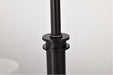 Chandelier Nuvo 60-8038 Warren - 28 Inch 5 Light Chandelier - Gun Metal with Satin White Glass - Gun Metal Finish Nuvo