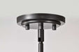 Chandelier Nuvo 60-8038 Warren - 28 Inch 5 Light Chandelier - Gun Metal with Satin White Glass - Gun Metal Finish Nuvo
