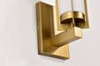 Vanity Nuvo 60-8041 Roselle - 1 Light Vanity - Natural Brass with White Glass Nuvo