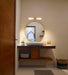 Vanity Nuvo 60-8042 Roselle - 2 Light Vanity - Natural Brass with White Glass Nuvo