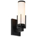 Vanity Nuvo 60-8051 Roselle - 1 Light Vanity - Matte Black with White Glass Nuvo