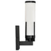 Vanity Nuvo 60-8051 Roselle - 1 Light Vanity - Matte Black with White Glass Nuvo