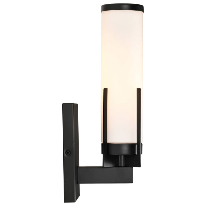 Vanity Nuvo 60-8051 Roselle - 1 Light Vanity - Matte Black with White Glass Nuvo