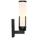 Vanity Nuvo 60-8051 Roselle - 1 Light Vanity - Matte Black with White Glass Nuvo