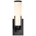 Vanity Nuvo 60-8051 Roselle - 1 Light Vanity - Matte Black with White Glass Nuvo