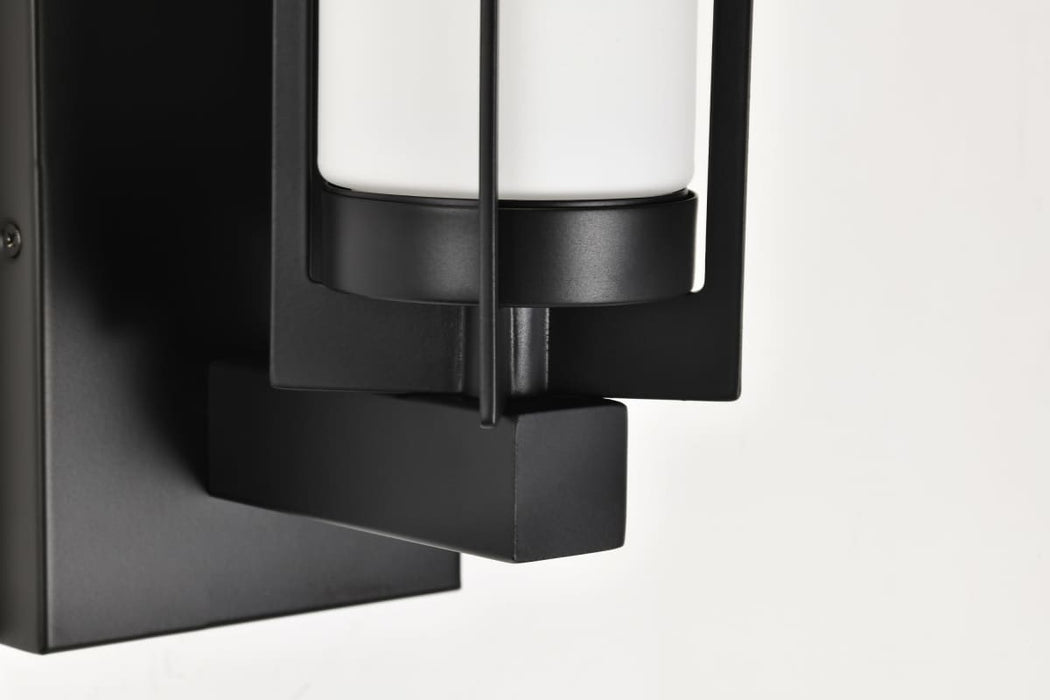 Vanity Nuvo 60-8051 Roselle - 1 Light Vanity - Matte Black with White Glass Nuvo