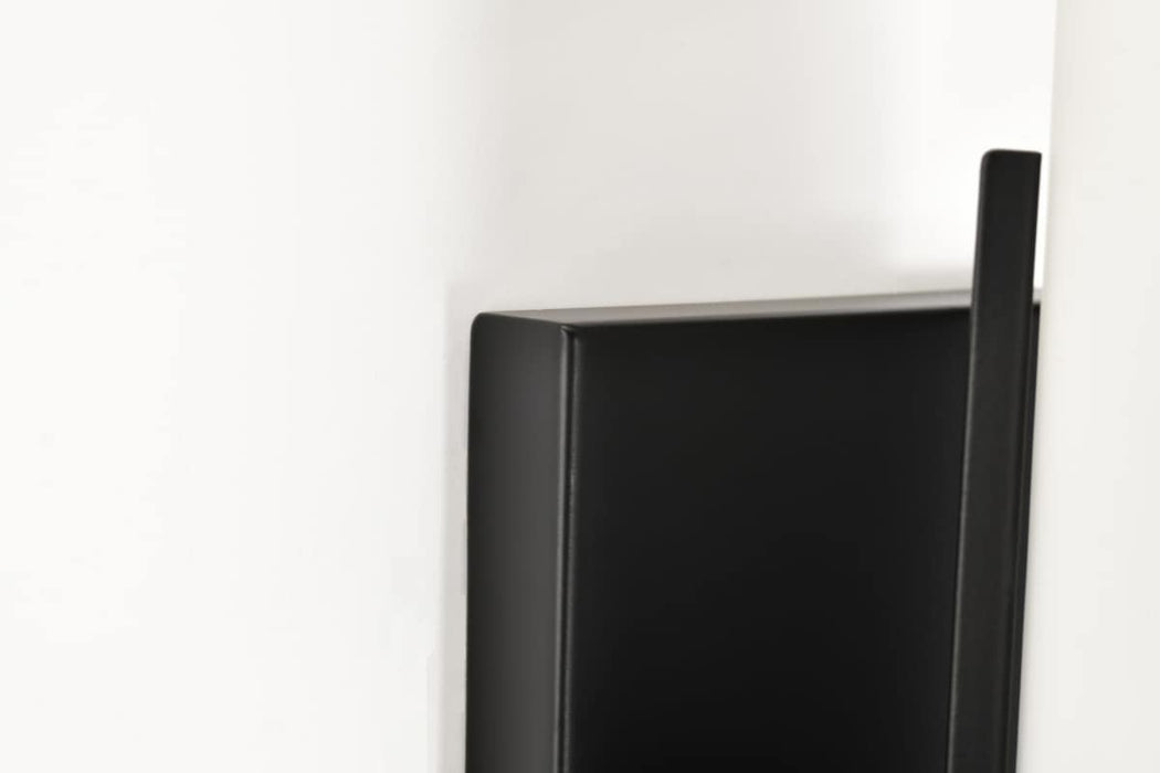 Vanity Nuvo 60-8051 Roselle - 1 Light Vanity - Matte Black with White Glass Nuvo
