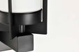 Vanity Nuvo 60-8051 Roselle - 1 Light Vanity - Matte Black with White Glass Nuvo