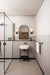 Vanity Nuvo 60-8051 Roselle - 1 Light Vanity - Matte Black with White Glass Nuvo