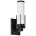 Vanity Nuvo 60-8051 Roselle - 1 Light Vanity - Matte Black with White Glass Nuvo
