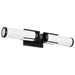 Vanity Nuvo 60-8052 Roselle - 2 Light Vanity - Matte Black with White Glass Nuvo
