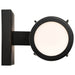 Vanity Nuvo 60-8052 Roselle - 2 Light Vanity - Matte Black with White Glass Nuvo