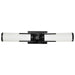 Vanity Nuvo 60-8052 Roselle - 2 Light Vanity - Matte Black with White Glass Nuvo