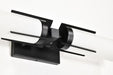 Vanity Nuvo 60-8052 Roselle - 2 Light Vanity - Matte Black with White Glass Nuvo