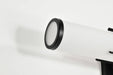 Vanity Nuvo 60-8052 Roselle - 2 Light Vanity - Matte Black with White Glass Nuvo