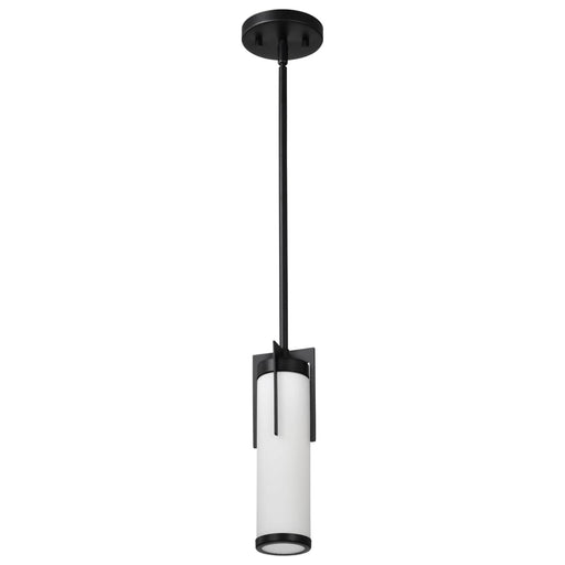 Mini Pendant Nuvo 60-8053 Roselle - Mini Pendant - Matte Black with White Glass Nuvo