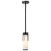 Mini Pendant Nuvo 60-8053 Roselle - Mini Pendant - Matte Black with White Glass Nuvo