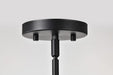 Mini Pendant Nuvo 60-8053 Roselle - Mini Pendant - Matte Black with White Glass Nuvo