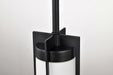Mini Pendant Nuvo 60-8053 Roselle - Mini Pendant - Matte Black with White Glass Nuvo